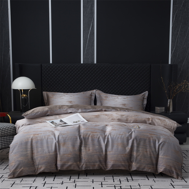 Комплект постельного белья из хлопка 100S с новым дизайном цифровой печати