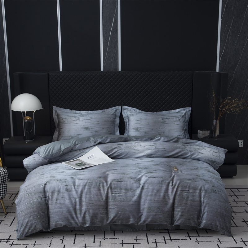 Комплект постельного белья из хлопка 100S с импрессионистической цифровой печатью