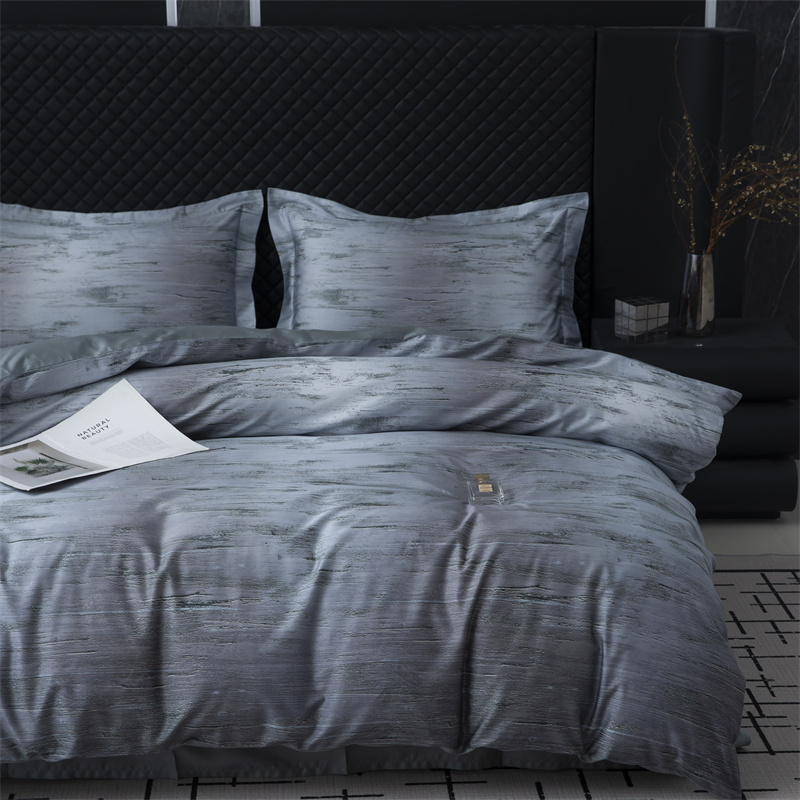 Комплект постельного белья из хлопка 100S с импрессионистической цифровой печатью Комплект постельного белья из хлопка 100S с импрессионистической цифровой печатью