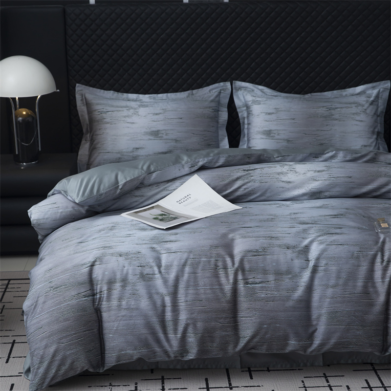 Комплект постельного белья из хлопка 100S с импрессионистической цифровой печатью Комплект постельного белья из хлопка 100S с импрессионистической цифровой печатью