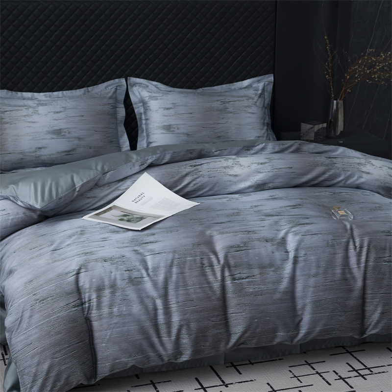 Комплект постельного белья из хлопка 100S с импрессионистической цифровой печатью Комплект постельного белья из хлопка 100S с импрессионистической цифровой печатью