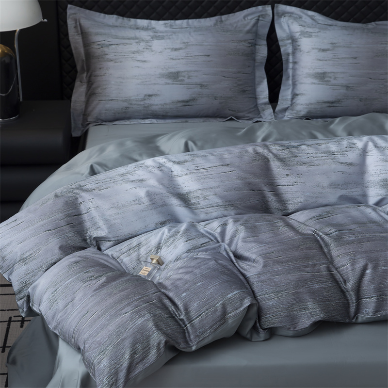 Комплект постельного белья из хлопка 100S с импрессионистической цифровой печатью Комплект постельного белья из хлопка 100S с импрессионистической цифровой печатью